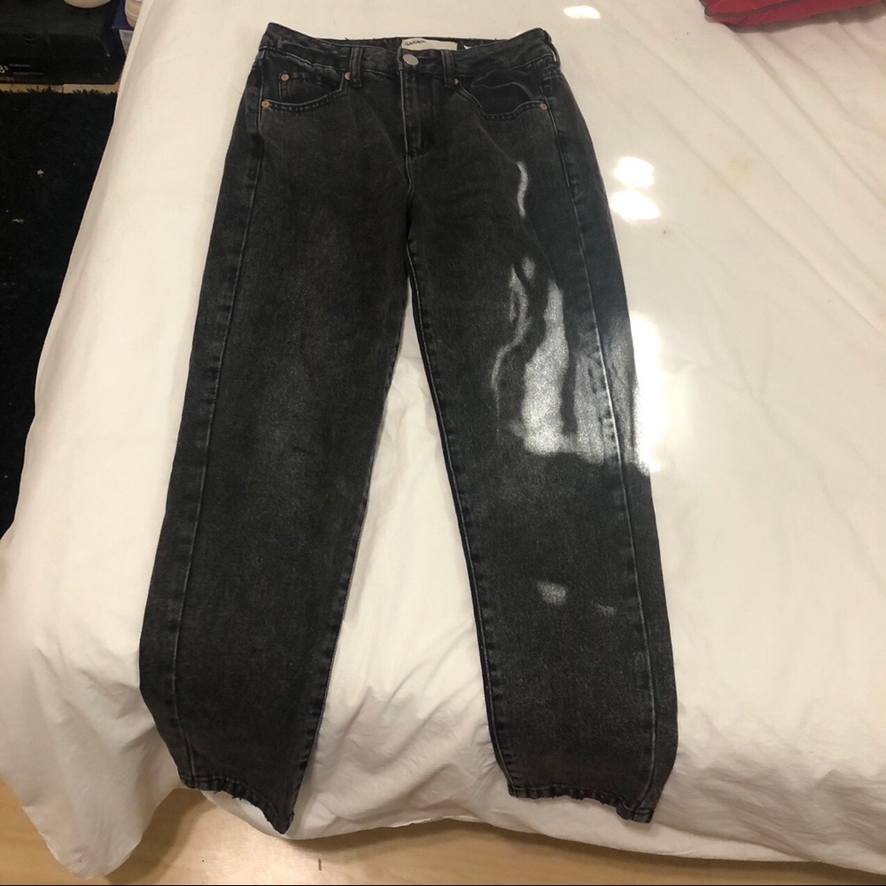 Mom jeans black